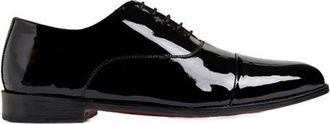 Carlos By Carlos Santana Tuxedos Patent Cap-toe Oxford in Black Patent at Nordstrom, Size 11.5