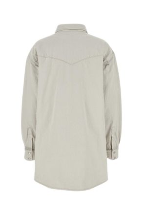 Maison Margiela Krijt Denim Oversized Shirt