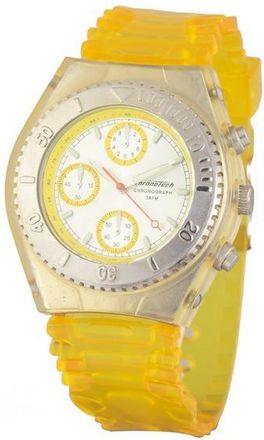 Chronotech Mens Unisex Watch CT7284-06 - Yellow - One Size