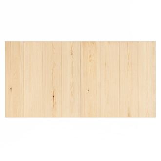 Deco Wood Cabecero de madera maciza en tono natural de 140x80cm