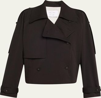 Proenza Schouler Yasmin Cropped Trench Coat