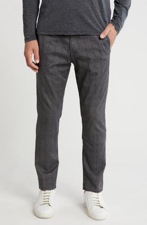 AG - Adriano Goldschmied Marshall Stripe Slim Chino Pants in Hampstead Folkestone Grey at Nordstrom Rack, Size 31 X 33
