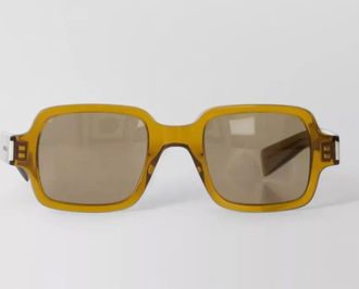 Saint Laurent acetate rectangular sunglasses