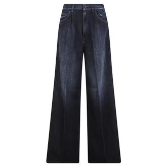 Dondup Maggie Wide-Leg Jeans - Dames - Jeans - Blauw - Maat: W26 Zijde