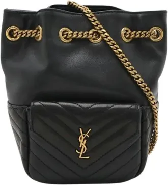 Saint Laurent Bolso bombonera peque&ntilde;o Joe Pre-owned - Pre-owned - Mujer - Negro - ONE SIZE