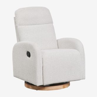 Sklum Pack De 2 Sillones Reclinables Y Giratorios En Tela Boucl&eacute; Vako Sklum