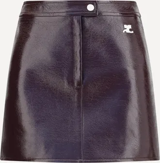 Courr&egrave;ges Vinyl mini Skirt Female 38