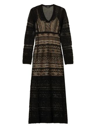 Twin-Set knitted dress - Black