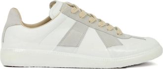 Maison Margiela Sneakers met leren vlakken - Wit