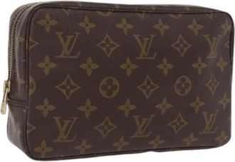 Louis Vuitton Pre-owned Vintage Canvas Tas - Dames - Vintage Tassen - Bruin - ONE Size - Vintage