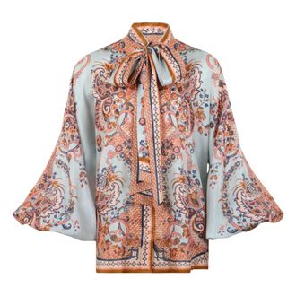 Zimmermann Dames, Blouses & Shirts, Veelkleurig, Maat: M Zijde