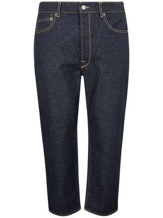 Golden Goose straight-leg jeans - men - Cotton/Cotton/Polyester - 32 - Blue