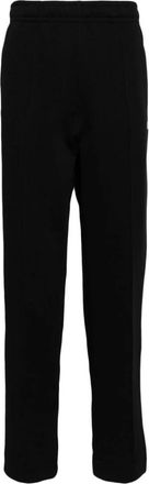 Lacoste Straight Trousers, male, Black, 2XL, Crocodile Appliqué Track Trousers