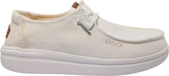 Hey Dude 1WQ Laced Schoenen - Dames - Veterschoenen - Wit - 37 EU - Schoenen