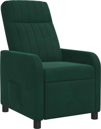 vidaXL Recliner Verde Oscuro Pwnedbylord666ywh Vidaxl