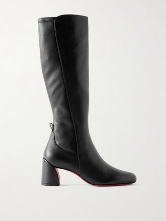 Christian Louboutin Stivali In Pelle Jane Botta 55 - Nero