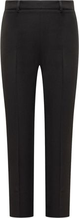 Andamane Black Slim Flat Front Pants