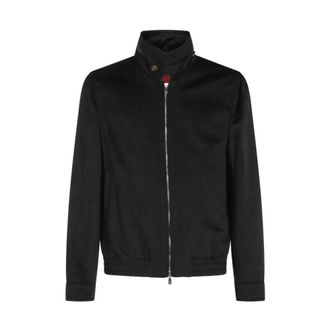 Brunello Cucinelli Chaqueta Bomber de Tela Ligera - Jackets - Hombre - Gris - XL