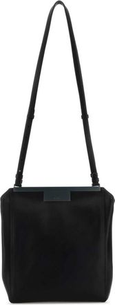 Max Mara Black leather MMSummer shoulder bag