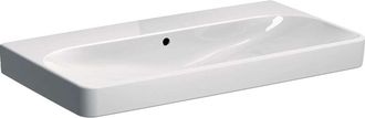 Keramag Keramag - Geberit Smyle Lavabo Cuadrado 500250, 90x48cm, Sin Agujero Para