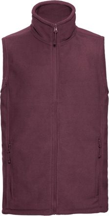 Russell Athletic Russell Heren Fleece Outdoor Gilet (Bourgondi&euml;)