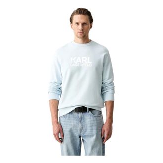Karl Lagerfeld Hombre, Sudaderas, Azul, Talla: 2XL
