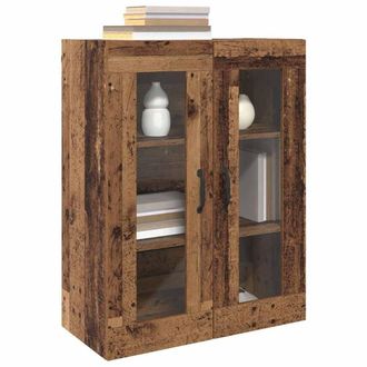 Berkfield Home Hanging Wall Cabinet Brown 69.5 x 34 x 90 cm Engineered wood