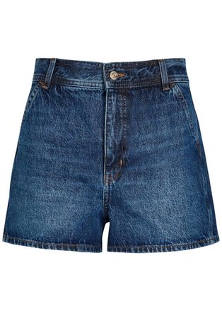 Frame Denim The Dockside Denim Shorts - Blue - 27 (W27 / UK8-10 / S)