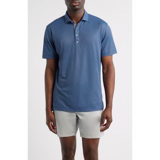 Johnnie-O Parson Performance Jersey Polo in Navy at Nordstrom, Size Xx-Large