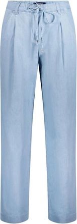 Gardeur Dames, Broeken, Blauw, Maat: 2XL Katoen