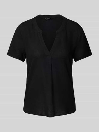 Vero Moda Regular Fit Tunika aus Viskose-Leinen-Mix Modell MYMILO in Black, Gr&ouml;&szlig;e M