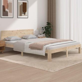 vidaXL Giroletto in Legno Massello 150x200 cm King Size - Vidaxl
