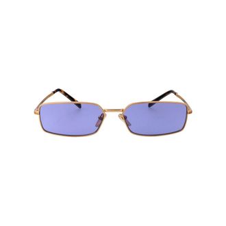 Prada Stijlvolle Zonnebril - Dames - Accessoires - Geel - Maat: 59 MM