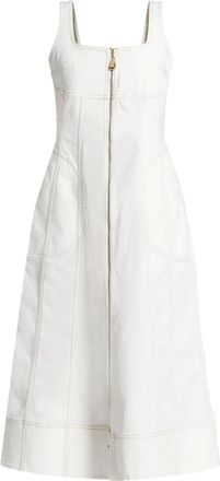 Aje cotton midi dress - White