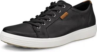 Ecco Mens Soft 7 Sneaker In Black