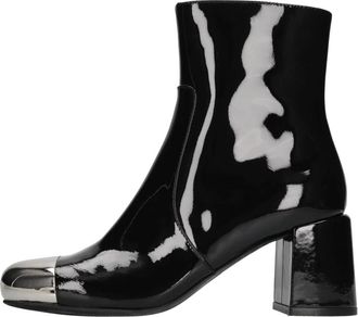 Jeffrey Campbell No-Cap Boot - Dames - Laarzen met Hak - Zwart - 36 EU - Leer - Schoenen