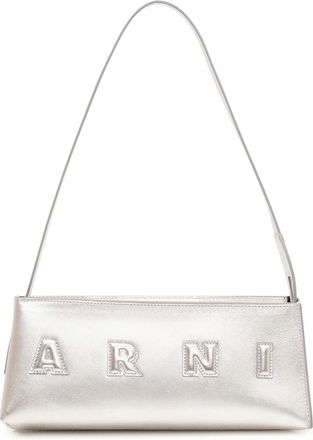 Marni Shoulder Bags, female, Gray, Size: ONE SIZE Museo Baguette