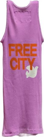 Freecity Womens Supervintage Tank Top In Pinkbird