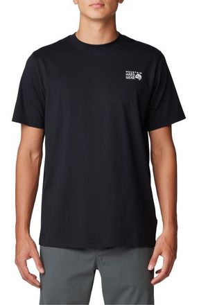 Mountain Hardwear Box Logo Graphic T-Shirt in Black at Nordstrom, Size Xx-Large