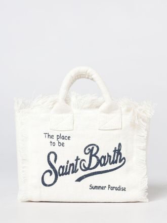 MC2 Saint Barth Borsa Vanity in lino a righe