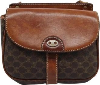 Celine Pre-owned Leather celine-bags - Dames - Vintage Schoudertas - Bruin - ONE Size - Leer - Vintage