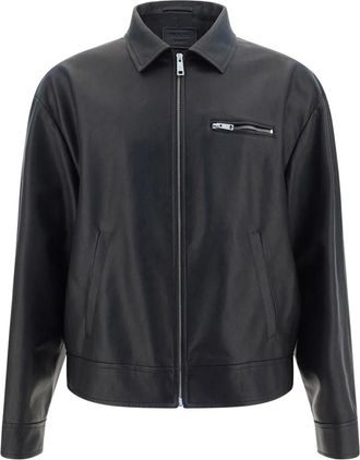 Prada Chaqueta de cuero Prada