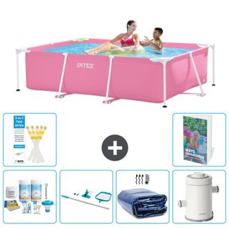 Intex Piscina Con Estructura Rectangular - 220x150x60 Cm - 7-piezas S93