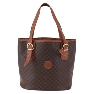 Celine Pre-owned Tote Bags, female, Brown, Size: ONE SIZE Pre-owned Vintage Canvas Tote Bag