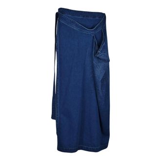 Yohji Yamamoto Mujer, Faldas, Azul, Talla: M