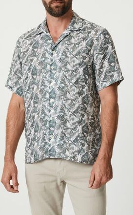 34 Heritage Jungle Print Short Sleeve Shirt in Green at Nordstrom, Size Xxx-Large