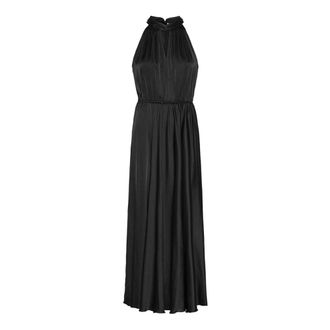 Karmamia Maxi Dresses, female, Black, L/XL, Elegant Black Dress Eva 1850