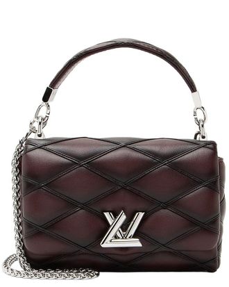 Louis Vuitton Red Lambskin GO-14 PM (Authentic Pre-Loved)