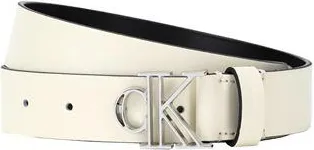 Calvin Klein OUTLINE MONO PLAQUE BELT