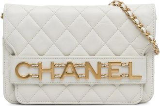 Chanel Hobo Bags - 2019 Enchained Flap Wallet on Chain - Gr. unisize - in Weiß - für Damen